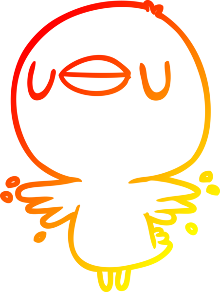 Bir insan tarafından çizilmiş kanat çırpan sevimli bir karikatür hatunun sıcak çizgi çizimi