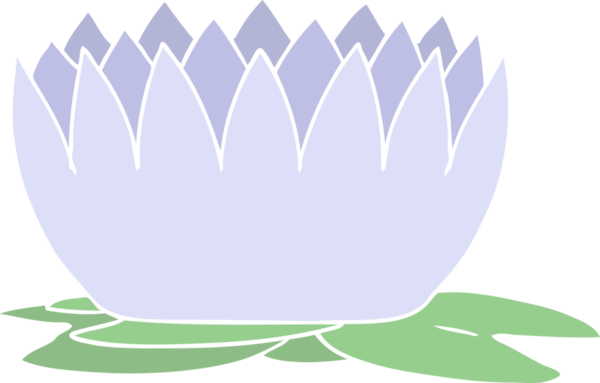 Bir insan tarafından çizilmiş düz renkli karikatür.