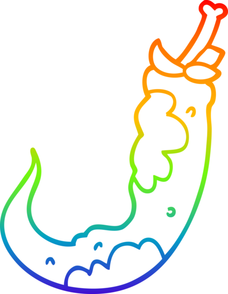 gökkuşağı gradyan çizgi çizimi bir insan tarafından çizilmiş kırmızı biber