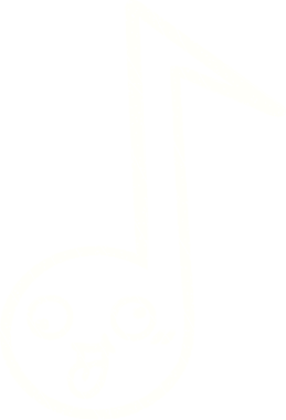 Bir insan tarafından çizilen Müzik Notu Tebeşiri