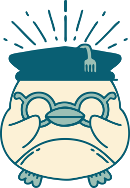 Bir insan tarafından çizilmiş geleneksel dövme stili eğitimli Robin 'in çizimi