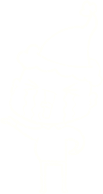 Bir insan tarafından çizilen Noel Adam Tebeşiri