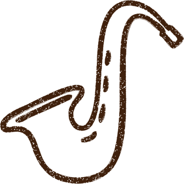 Saksafon Kömürü Bir insan tarafından çizilmiş