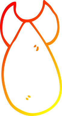 Bir insan tarafından çizilmiş bir atom bombasının sıcak çizgi çizimi