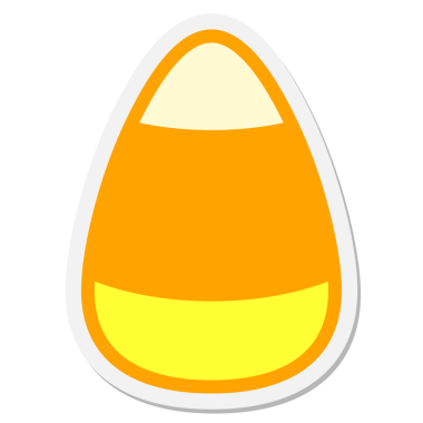 Bir insan tarafından çizilmiş mısır etiketi.