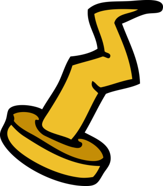 Bir insan tarafından çizilmiş karalama tırnağı.