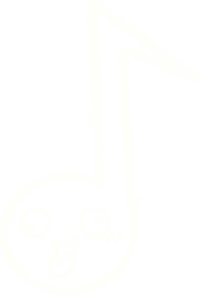 Bir insan tarafından çizilen Müzik Notu Tebeşiri