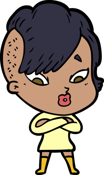 Bir insan tarafından çizilmiş bir karikatür.