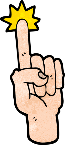 Bir insan tarafından çizilmiş bir çizgi film.