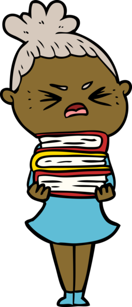 Bir insan tarafından çizilmiş kızgın bir kadın.