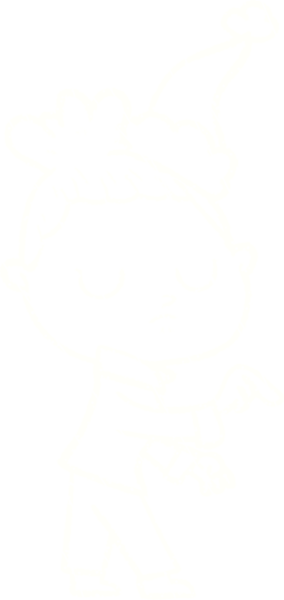 Bir insan tarafından çizilen Şenlikli Kadın Tebeşiri