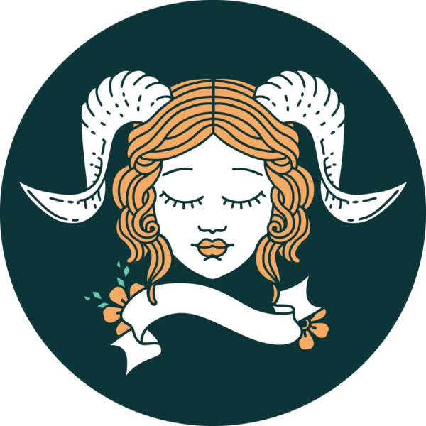 Bir insan tarafından çizilmiş parşömen pankartıyla karakterin bağlayıcı simgesi