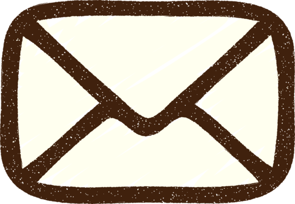 Bir insan tarafından çizilmiş Posta Sembol Tebeşiri