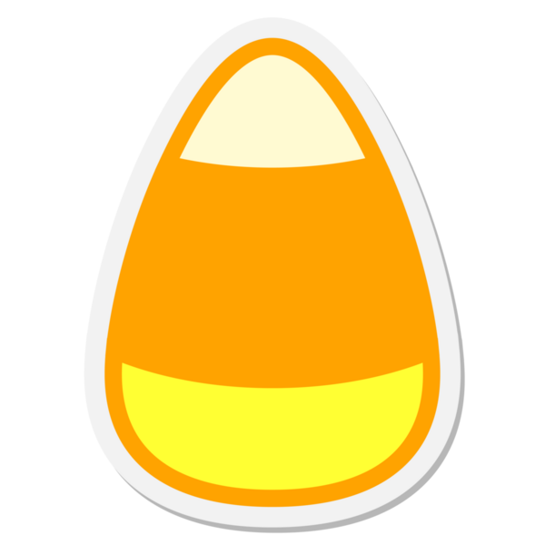 Bir insan tarafından çizilmiş mısır etiketi.