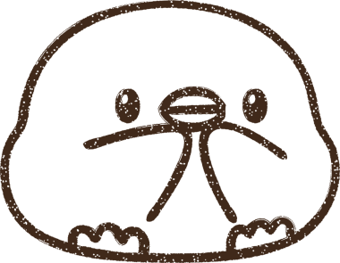 Bir insan tarafından çizilmiş Sevimli Piliç Kömürü