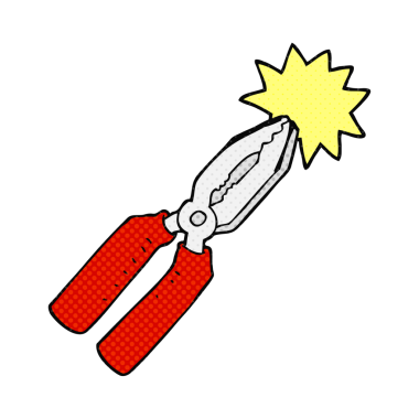 Bir insan tarafından çizilmiş serbest çizim çizgi roman tarzı kerpeten.