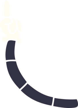 karikatür karalama retro el hareketleri bir insan tarafından çizildi