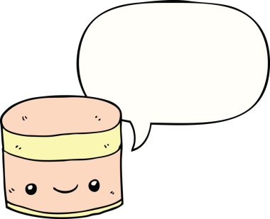 Bir insan tarafından çizilmiş konuşma balonu ile 174. Katman