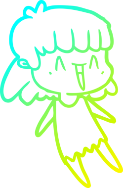 Bir insan tarafından çizilmiş bir karikatür kadın çizimi.