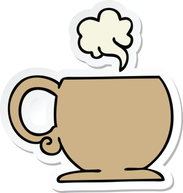 Bir insan tarafından çizilmiş garip bir el çıkartması.