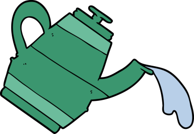 Bir insan tarafından çizilmiş bir çaydanlık.