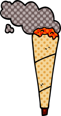 Bir insan tarafından çizilmiş karalama sigara tiryakisi.