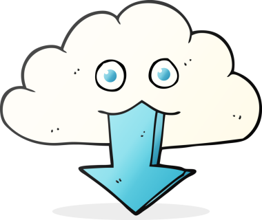 Bir insan tarafından çizilen buluttan indirilen serbest çizim