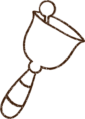 El Zili Kömürü Bir insan tarafından çizilmiş