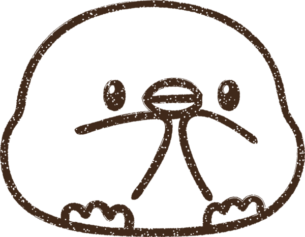 Bir insan tarafından çizilmiş Sevimli Piliç Kömürü