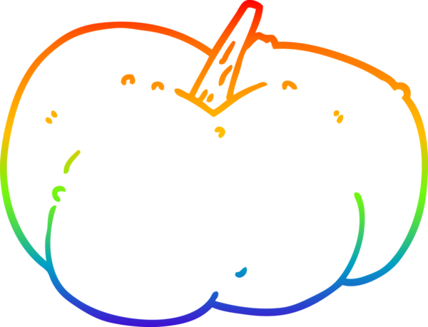 gökkuşağı gradyan çizgi çizimi bir insan tarafından çizilmiş balkabağı kabağı kabağı