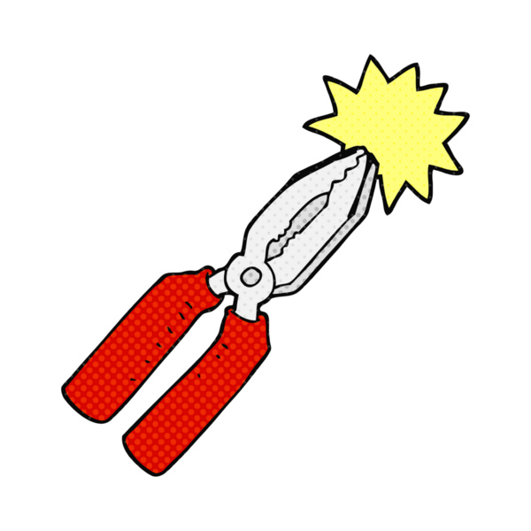 Bir insan tarafından çizilmiş serbest çizim çizgi roman tarzı kerpeten.