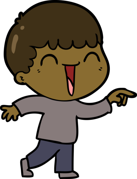 Bir insan tarafından çizilmiş mutlu bir adam.