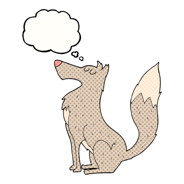 Bir insan tarafından çizilmiş serbest çizim baloncuk çizgi film kurdu.