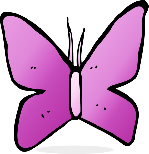 bir insan tarafından çizilmiş kelebek sembolü.