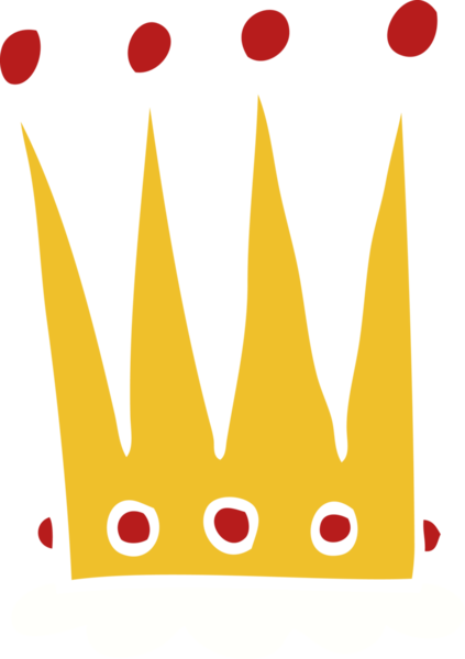 Bir insan tarafından çizilmiş karalama tacı.