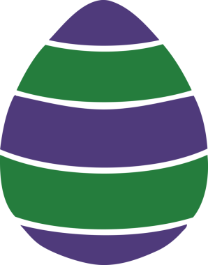 Bir insan tarafından çizilmiş tuhaf bir Paskalya yumurtası.