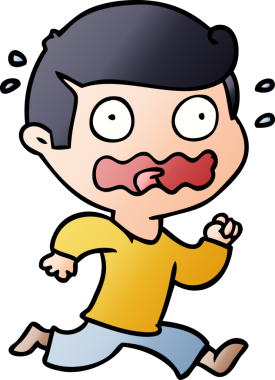 Çizgi filmdeki adam bir insan tarafından çizilmiş.