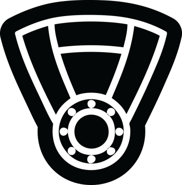 Bir insan tarafından çizilmiş madalya ödülü simgesi