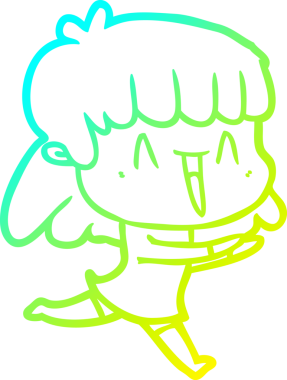 Bir insan tarafından çizilmiş bir karikatür kadın çizimi.