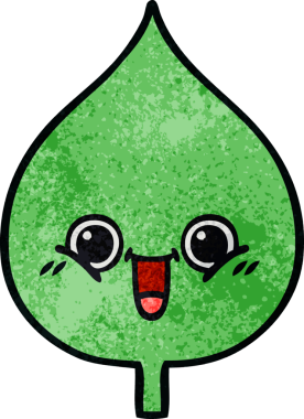 Bir insan tarafından çizilmiş dışavurumsal yaprağın grunge deseni.