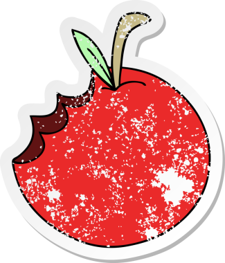 Bir insan tarafından çizilmiş, garip bir el çiziminin sıkıntılı çıkartması.