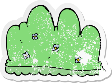 Bir insan tarafından çizilmiş karikatür çitinin sıkıntılı çıkartması.