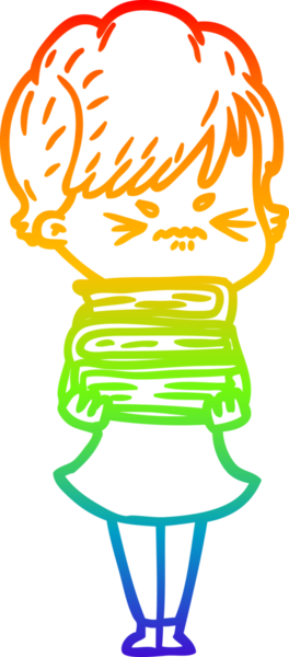 Bir insan tarafından çizilmiş karikatür çizimi.