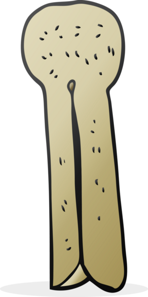 Bir insan tarafından çizilmiş eski ahşap bir karikatür