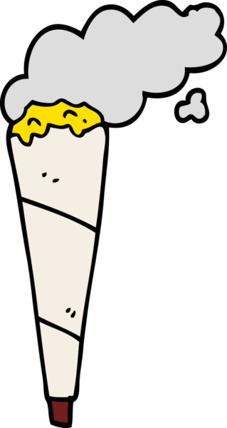 Bir insan tarafından çizilmiş marihuana esrarı.