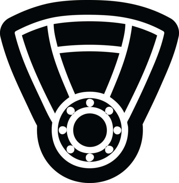 Bir insan tarafından çizilmiş madalya ödülü simgesi