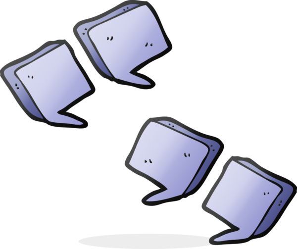 Bir insan tarafından çizilmiş serbest çizim tırnak işaretleri