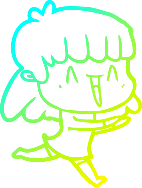 Bir insan tarafından çizilmiş bir karikatür kadın çizimi.