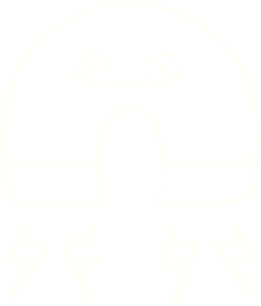 Bir insan tarafından çizilen mıknatıs tebeşiri