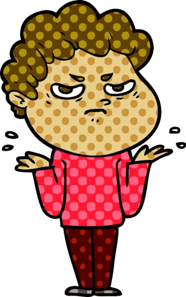 Bir insan tarafından çizilmiş kızgın bir adam.